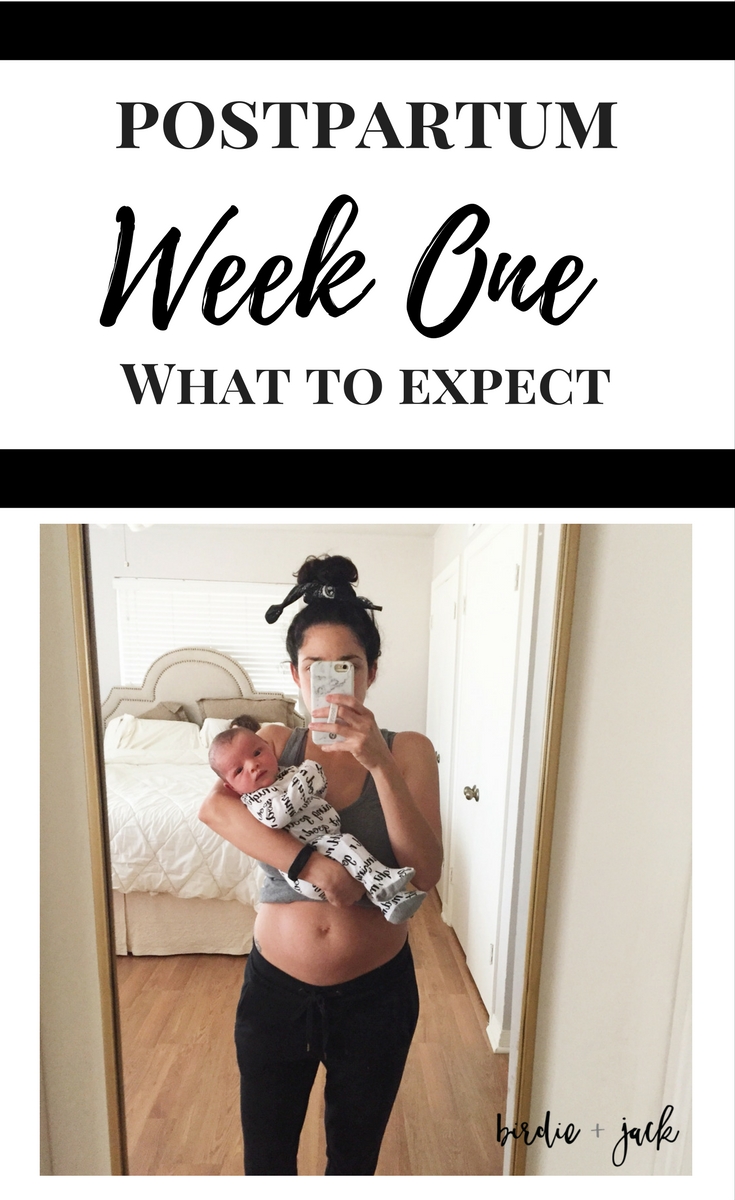 Postpartum week 1